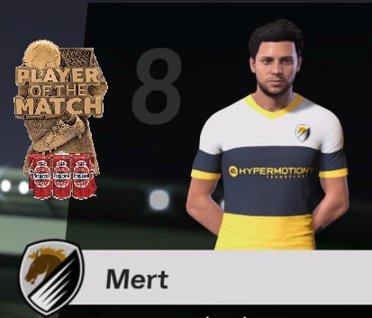 IstanbulCosmos's tweet photo. Red Tuborg Player of The Day @MertUlusoy1907 🏆💪🏻😎

#CosmosTime #EAFC24 #Clubs https://t.co/dXMZ8JBdiO
