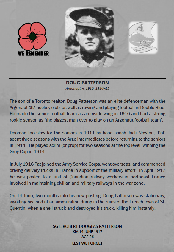 BygoneBoatmen's tweet photo. Pat was one of the Argos involved in rescue efforts during the 1909 Hanlan's Point fire. His story reminds us of the risks run by the countless thousands who carry out support services vital to any military operation.
#Argos150 #PullTogether
#myfamilyinuniform @CDNForceSupport https://t.co/Cn5pv8ZQpi