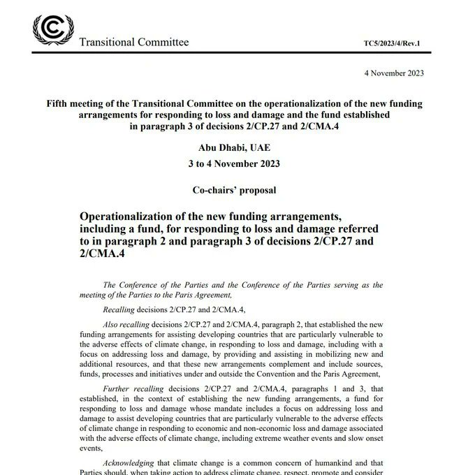 From Bad to Worse

Today's latest version of proposal for a loss and damage fund would fail on all accounts. 

This fund is desperately needed to advance the rights of those impacted yet the proposal currently considered in Abu Dhabi would be a travesty of climate justice.