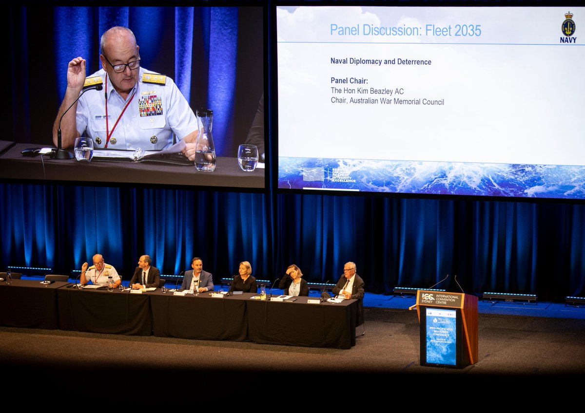 The Hon Kim Beazley AC chaired an insightful discussion on naval diplomacy &amp; deterrence in the region. Great to hear from Dr Bec Shrimpton <a href="/ASPI_org/">ASPI</a>, Ms Jennifer Parker <a href="/NSC_ANU/">ANU National Security College</a>, Dr Troy Lee-Brown @UWANews, Assoc Prof Adam Lockyer <a href="/Macquarie_Uni/">Macquarie University</a> &amp; RADM Michael H. Day <a href="/USCG/">U.S. Coast Guard</a>. #IP23