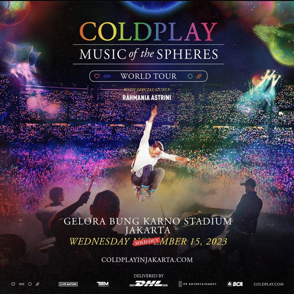 vienangelita's tweet photo. WANT TO SELL
 
WTS COLDPLAY <MUSIC OF THE SPHERES> IN JAKARTA

1 tix Festival 

💰reasonable and negotiable via WA 

Reason for sale : 
Busui bingung pumping dimana kalo festival 😩😩😩

#WTSCOLDPLAY #WTS #ColdplayInJakarta #MusicoftheSpheresWorldTour #coldplayfestival https://t.co/g89SWCSFS9