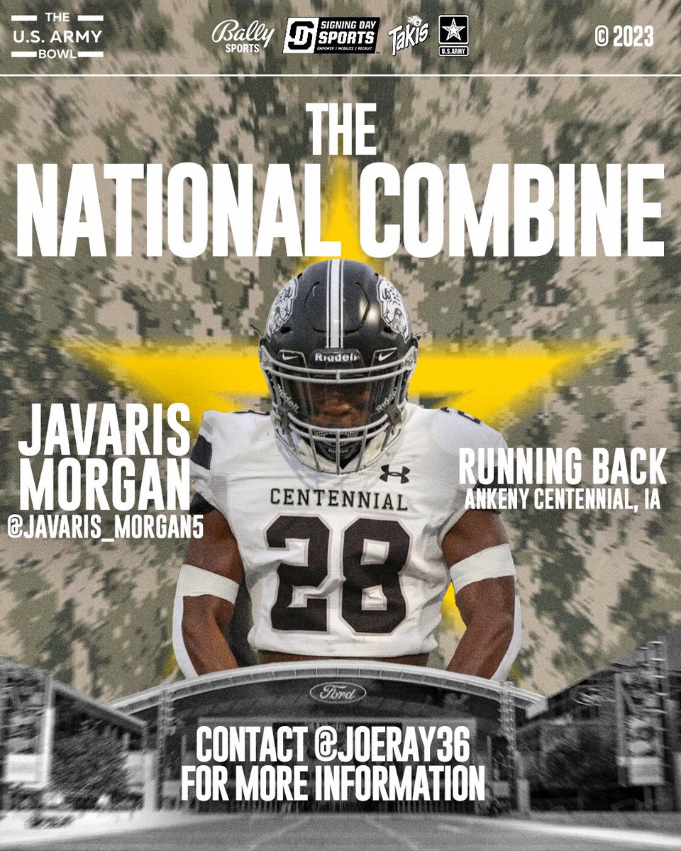 Get ready for <a href="/Javaris_Morgan5/">Javaris Morgan¡</a> at #TheNationalCombine2023 ‼️