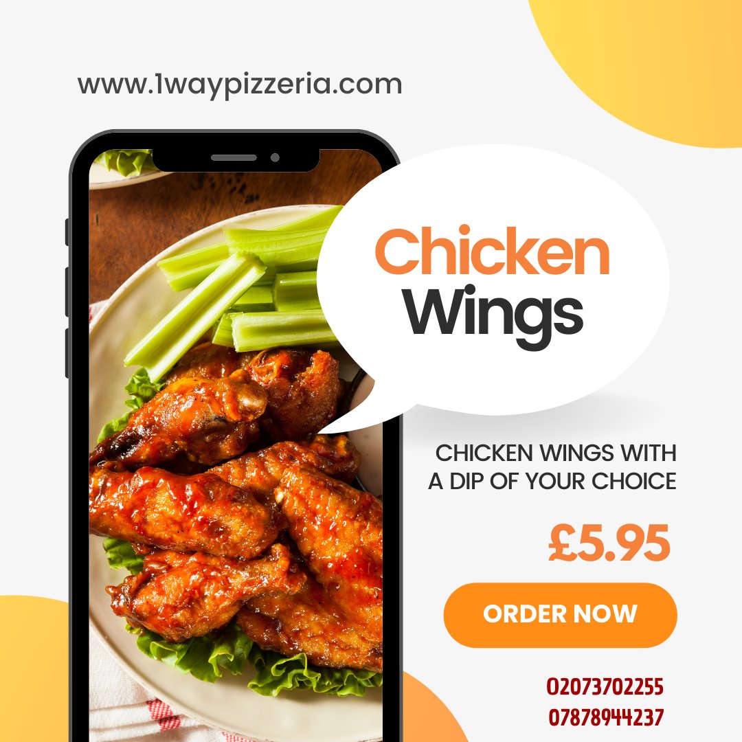 Sizzling, succulent, and oh-so-savory! These chicken wings are the epitome of finger-licking goodness.
-
-
-
Order Now
1waypizzeria.com
#ChickenWingsDelight #WingLovers #FingerLickinGood #SaucyWings #WingIt #FlavorExplosion #CravingChickenWings #WingMania #SpicyWings