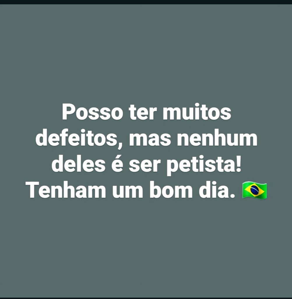 Bom dia.
#Bolsonaro #BolsonaroTemRazao #pt #DireitaForte #ChampionsLeague #estamosjuntoscapitao #LulaLadrao #LulaMentiroso #Janja #michelebolsonaro #ASTRO #DireitaSegueDireita