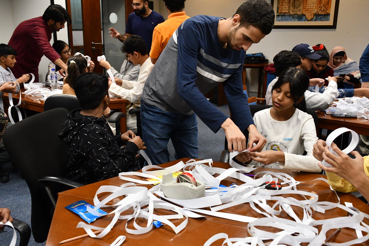 lumsmathcircles's tweet photo. Twisted Wonders: LUMS Math Circle and the Fascinating Mobius Strip.

Read more about our recent LUMS Math Circle's Fusion of Math and Art.

https://t.co/cb4KCFZcqu https://t.co/o5QuAOQtOs
