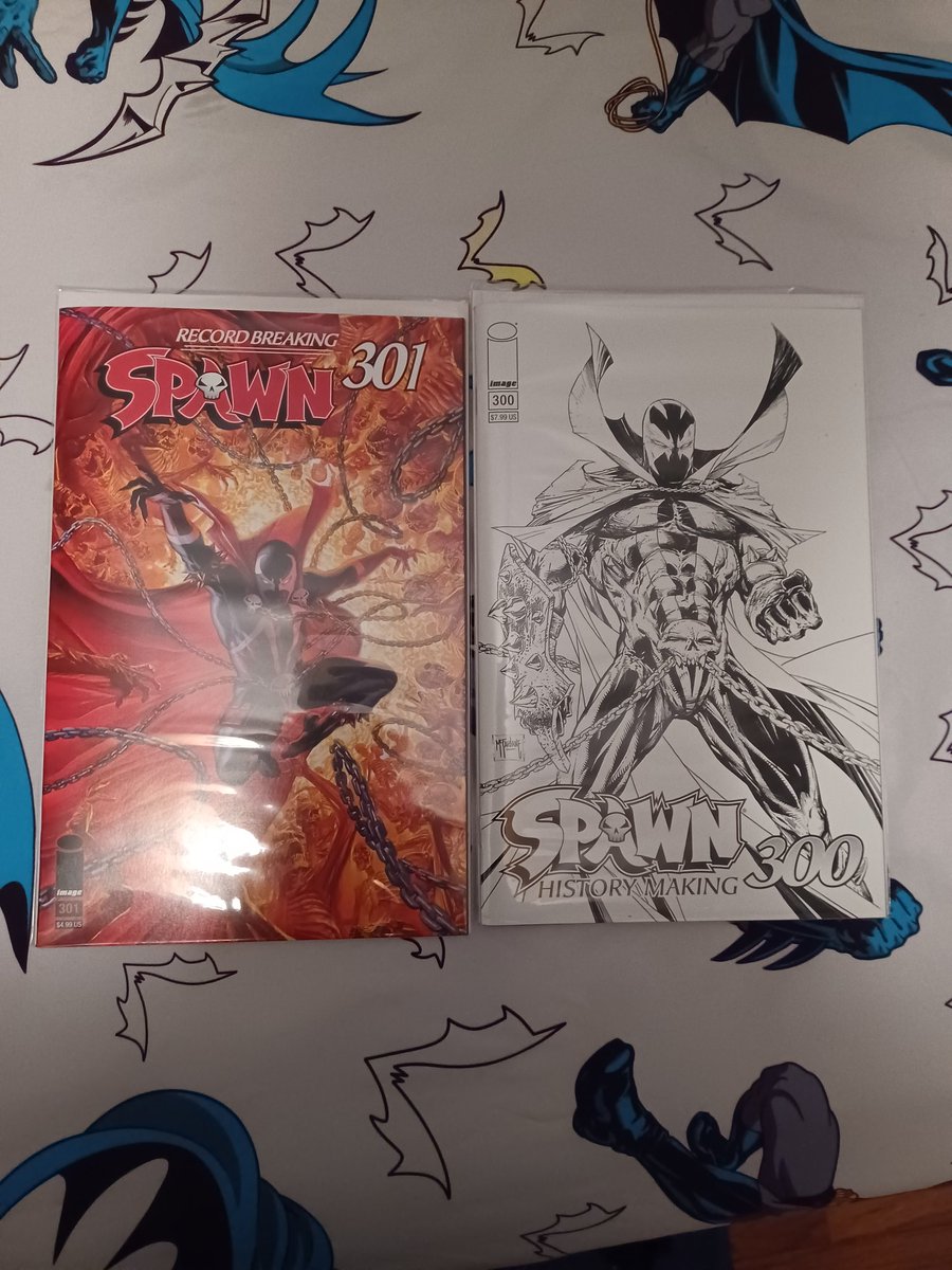 Went thru my PC and would like to share some of my Spawn books.  Two books signed by David Hine. I personally love 301 Ross cover and 311 Chad. <a href="/AaronMeyers/">Aaron Meyers</a> <a href="/JetpackComics/">Jetpack Comics</a> <a href="/Todd_McFarlane/">Todd McFarlane</a>