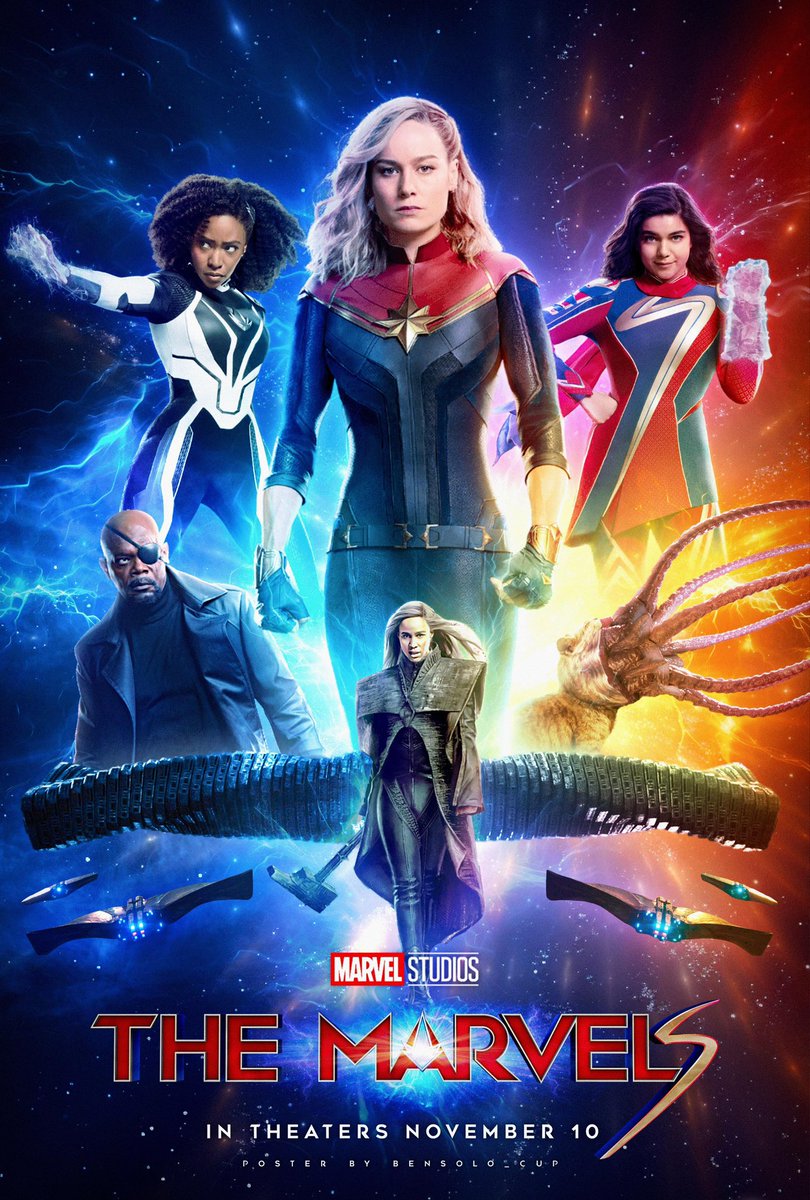 Just out of #TheMarvels, it’s a nowadays release for @MarvelStudios with the kitchen sink thrown in. Definitely feels out of sync with the rest of the cinematic universe. Kids will like this release more than adults.