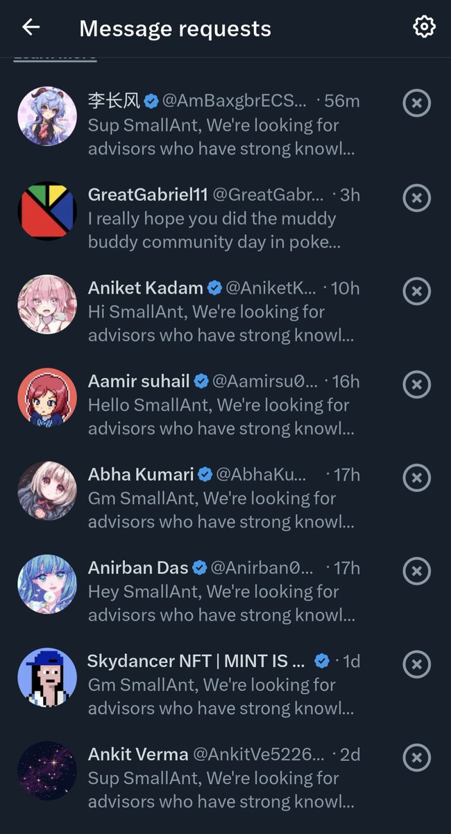 Glad to see those verified, paid check marks are filtering out the bots and scams 👍

cool my DMs are constantly filled with absolute garbage