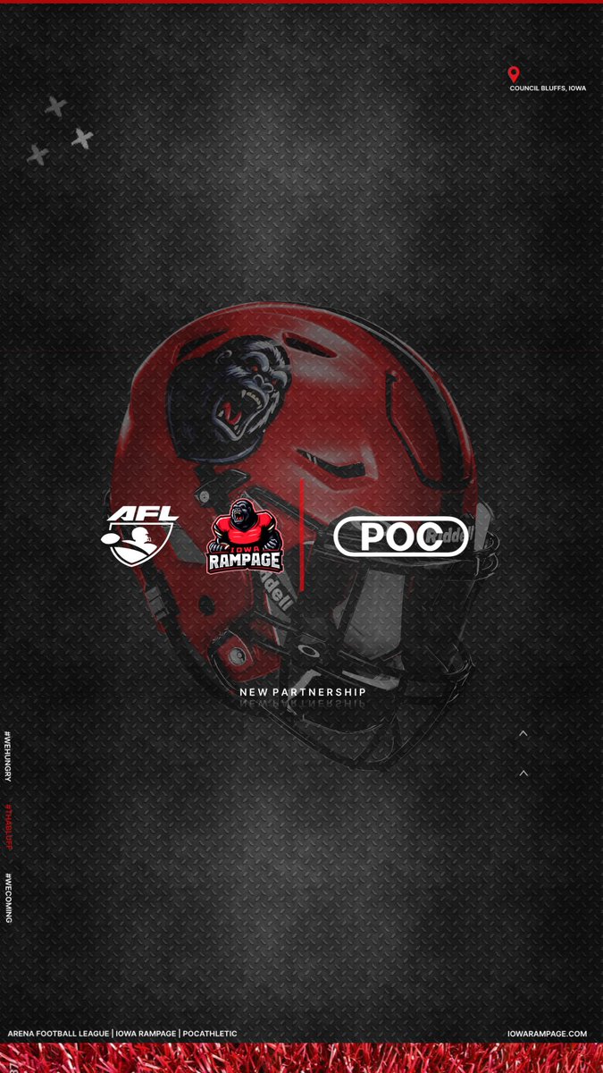 pocpoint's tweet photo. Are you ready for Rampage? Football just got THAT much better.  

#ArenaFootball #IowaRampage #Sponsorship https://t.co/8YOnzRjoG9