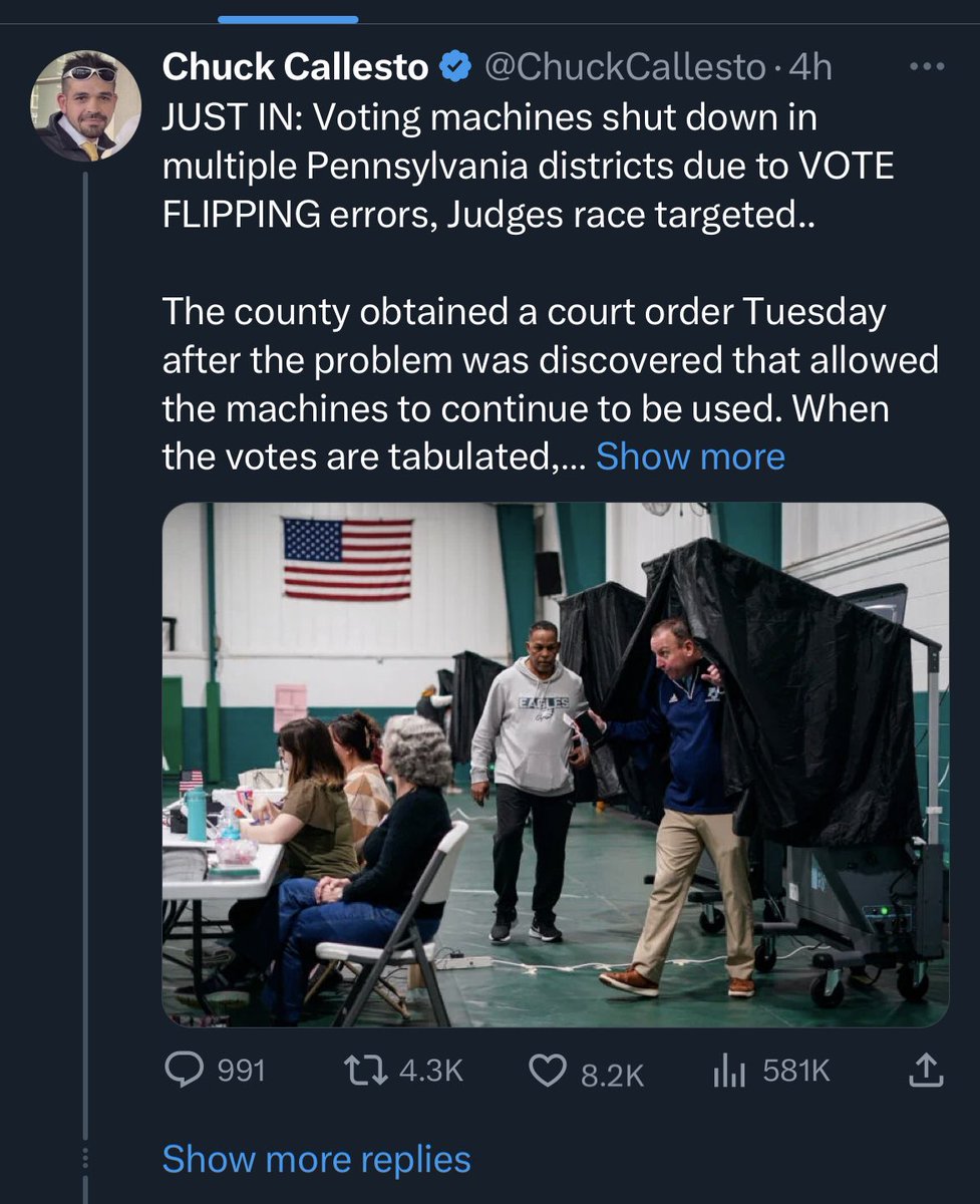 Zack_JackBlack's tweet photo. @Shayan86 @yashar And here he is spreading disinformation about a error that when voters said yes to retain a Democratic judge and No to retain a Republican judge the error flipped the vote IN FAVOR of the Republican. He knows the people he targets don’t try to verify what he tweets about. https://t.co/2ZbtfvVnmb