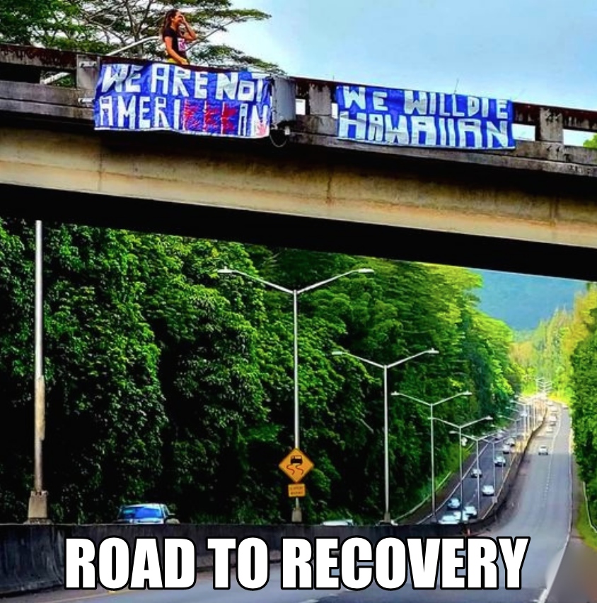 FreeHawaii's tweet photo. TAKING THE NEXT EXIT - https://t.co/uORTNdZpPw

#FreeHawaii #HawaiianKingdom #WeAreNotAmericans #WeWillDieAsHawaiians https://t.co/AkFT8nS4BA