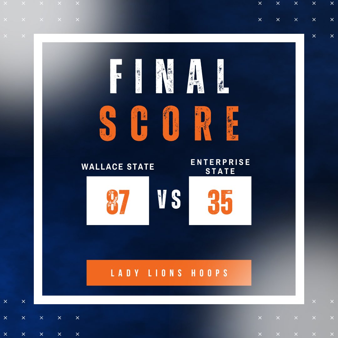 WallaceStateWBB's tweet photo. 𝙁𝙄𝙉𝘼𝙇 𝙎𝘾𝙊𝙍𝙀 🦁 https://t.co/Qqk966x98N