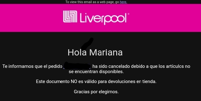 chinos771's tweet photo. @liverpoolmexico y sus ventas engañosas. Venden y luego resulta que no hay. Ya me pasó que "cancelaron" porque no había y luego hasta con intereses me cobraban el producto que no me entregaron. Pinta para lo mismo, porque en mi cuenta sigue el cargo. Es la última que acepto🤬 https://t.co/fE0eIXoDCt