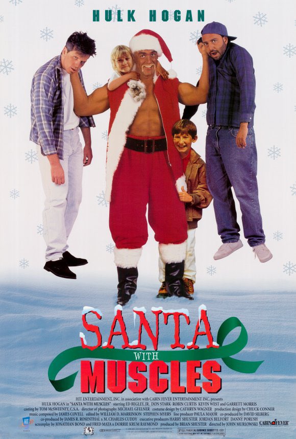Back to back! 
Too early for a Christmas classic? 
“SANTA WITH MUSCLES” (1996) 
🎥 🍿 💪 🎅 
Str: Hulk Hogan, Mila Kunis, Ed Begley Jr., Don Stark, Robin Curtis, Garrett Morris, Clint Howard 
#TheHulkHoganCinematicUniverse 
#ChristmasMovies #HolidayMovies 
#90sMovies @HulkHogan