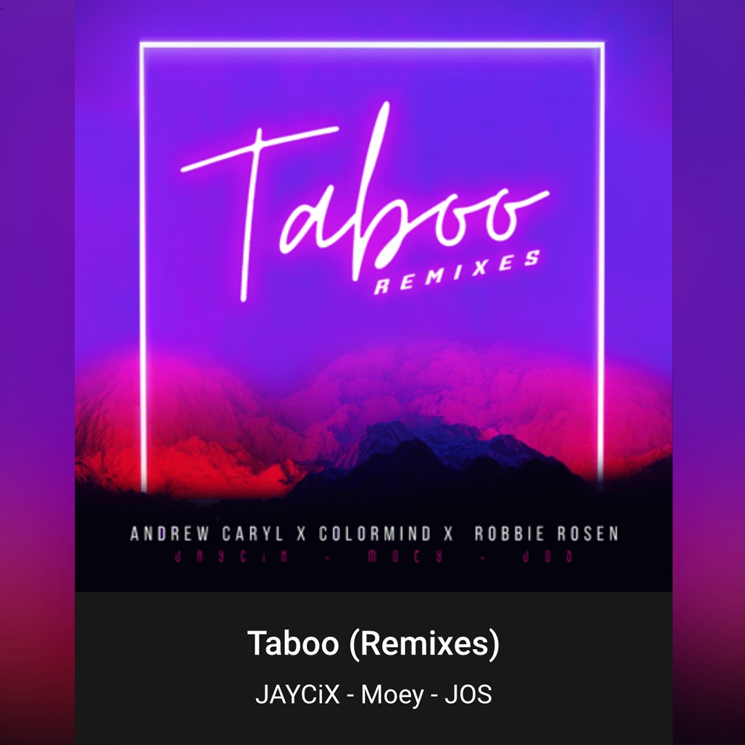 Andrew Caryl (@andrewcaryllive) on Twitter photo Taboo Remixes EP Drops 12/8 on RDFO Records! Featuring new remixes by JAYCiX, Moey and JOS. You gonna luv 'em! Pre Save here: bit.ly/3QPqPb1
#newmusic #newmusicalert #dancemusic #popmusic #andrewcarylmusic #robbierosen #colormind Taboo Remixes EP Drops 12/8 on RDFO Records! Featuring new remixes by JAYCiX, Moey and JOS. You gonna luv 'em! Pre Save here: bit.ly/3QPqPb1
#newmusic #newmusicalert #dancemusic #popmusic #andrewcarylmusic #robbierosen #colormind