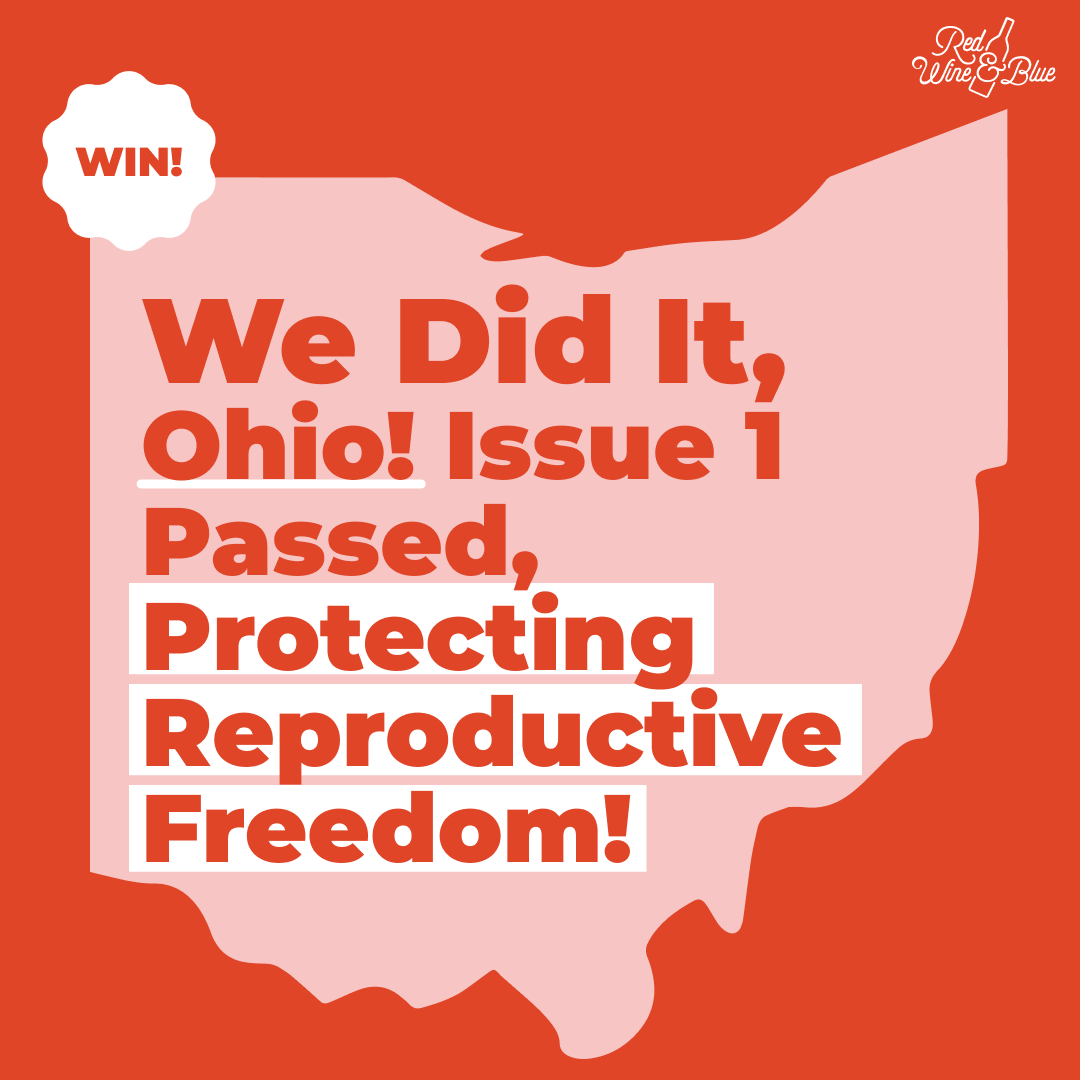 Ohio, we did it! 🎉 Doubters said suburban women wouldn't show up, but we proved them wrong, again! We voted to protect reproductive healthcare and keep politicians OUT of personal medical decisions. When our rights are on the line, we SHOW UP. #VoteYesOnIssue1 #OURROhio #OHpol