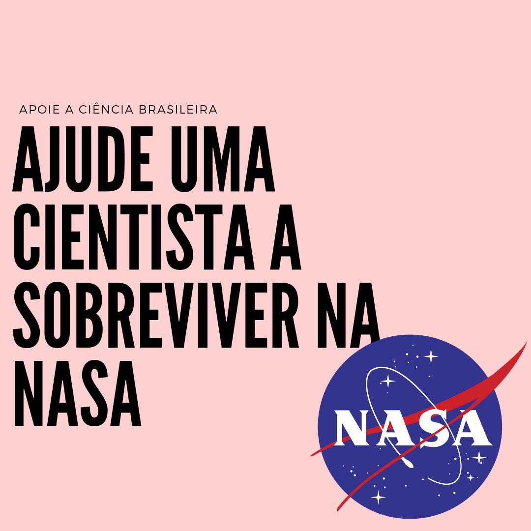 [AJUDE UMA CIENTISTA A SE MANTER NA NASA]

O preço do aluguel é MAIOR do que oq eu recebo da bolsa da CAPES e eu ainda preciso me alimentar.

Não tenho dinheiro para me MANTER aqui fazendo meu doutorado sanduíche na NASA. Peço a ajuda de vocês doando ou compartilhando. +