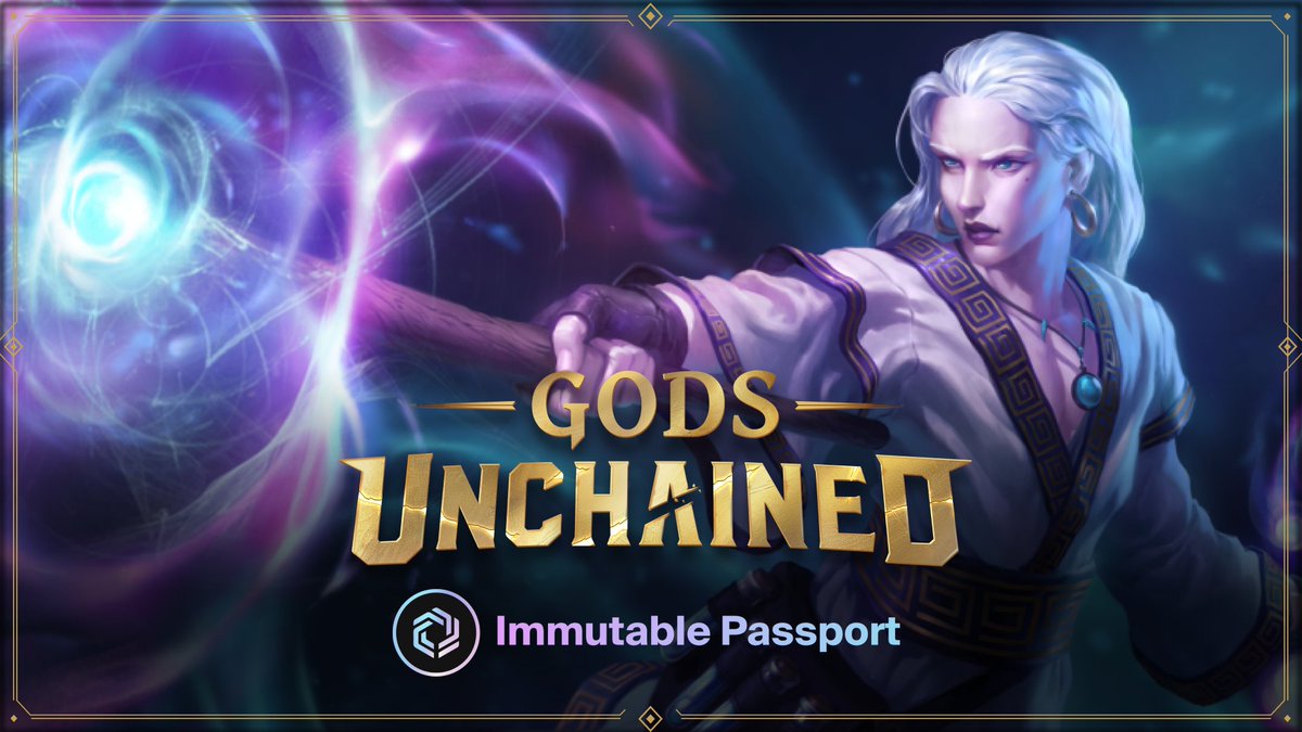 GodsUnchained's tweet photo. 🌐  IMMUTABLE PASSPORT 🌐

Mortals, we have some fantastic news!

Immutable Passport will be the new sign-in method for Gods Unchained starting early December!

Benefits of signing in with Immutable Passport
✅ Sign in to GU with Google, Apple, email
✅ Passwordless sign-in free of reCAPTCHA

Immutable Passport wallet integration will come at a later date:
⭐Seamless new player onboarding with automatic wallet creation
⭐Move easily with your assets across Immutable games & marketplaces

Early adopters will receive a very special Passport Cardback! 👀

Read the blog post for full details: https://t.co/Gv61yfYJFr