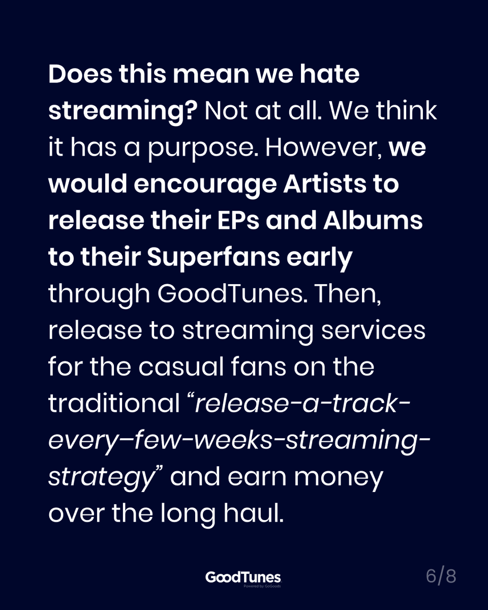 goodtunesstore's tweet photo. An open letter to all musical artists not named #TaylorSwift and how we're helping them. 2/3 

#ArtistIncome #musicians #musiclife #music https://t.co/xpaW6sPFWz