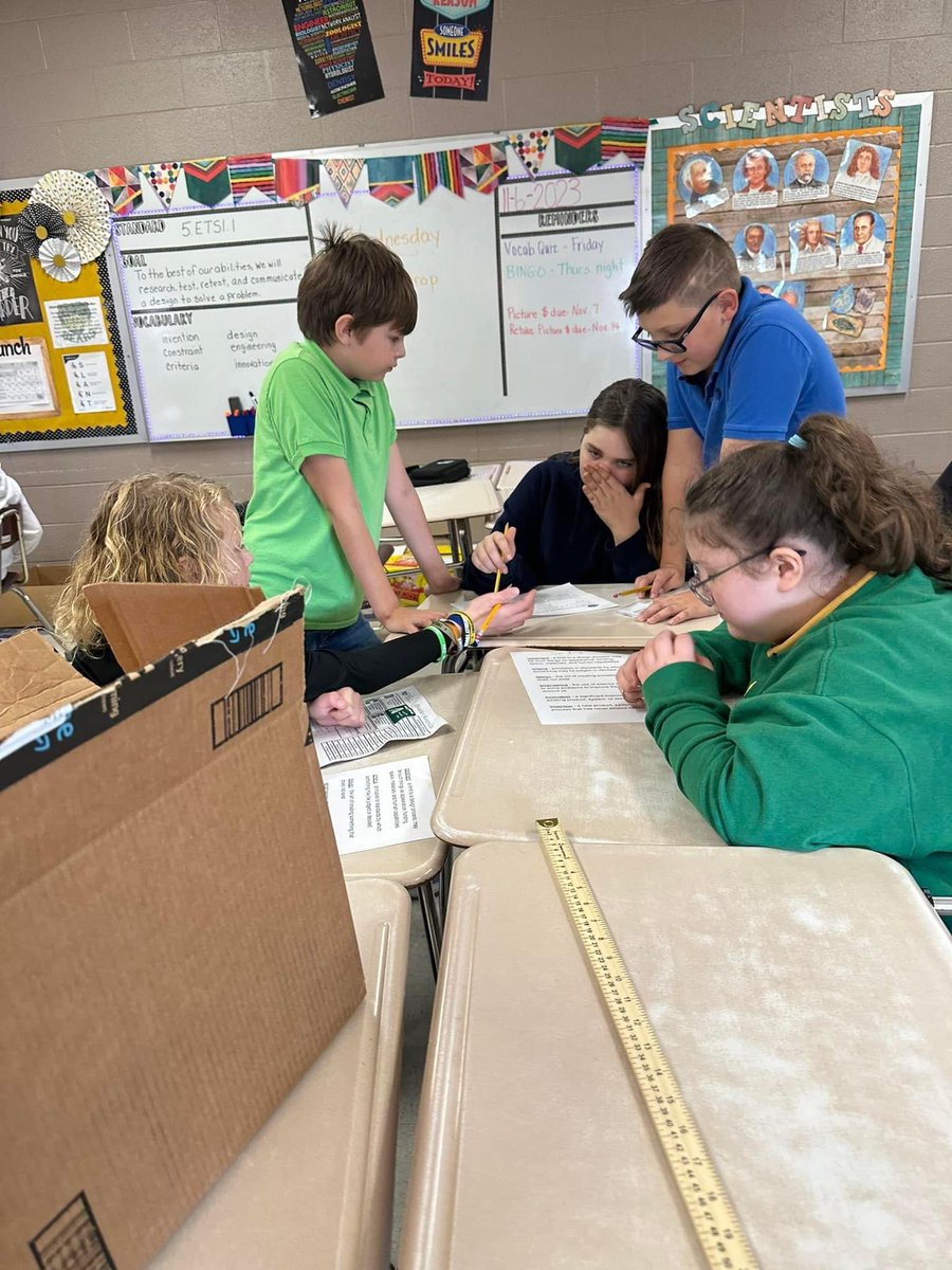 TRMSSTEM's tweet photo. From 5th grade Science teacher Mrs. Denise!
“I am SO proud of my kiddos! They have spent the last couple of days brainstorming/designing/constructing in groups in preparation for our Pumpkin Drop tomorrow!”
@RosenwaldBears @theTSIN #STEM4All #STEMclusion #21stCenturySkills https://t.co/WP2E1PRn6K