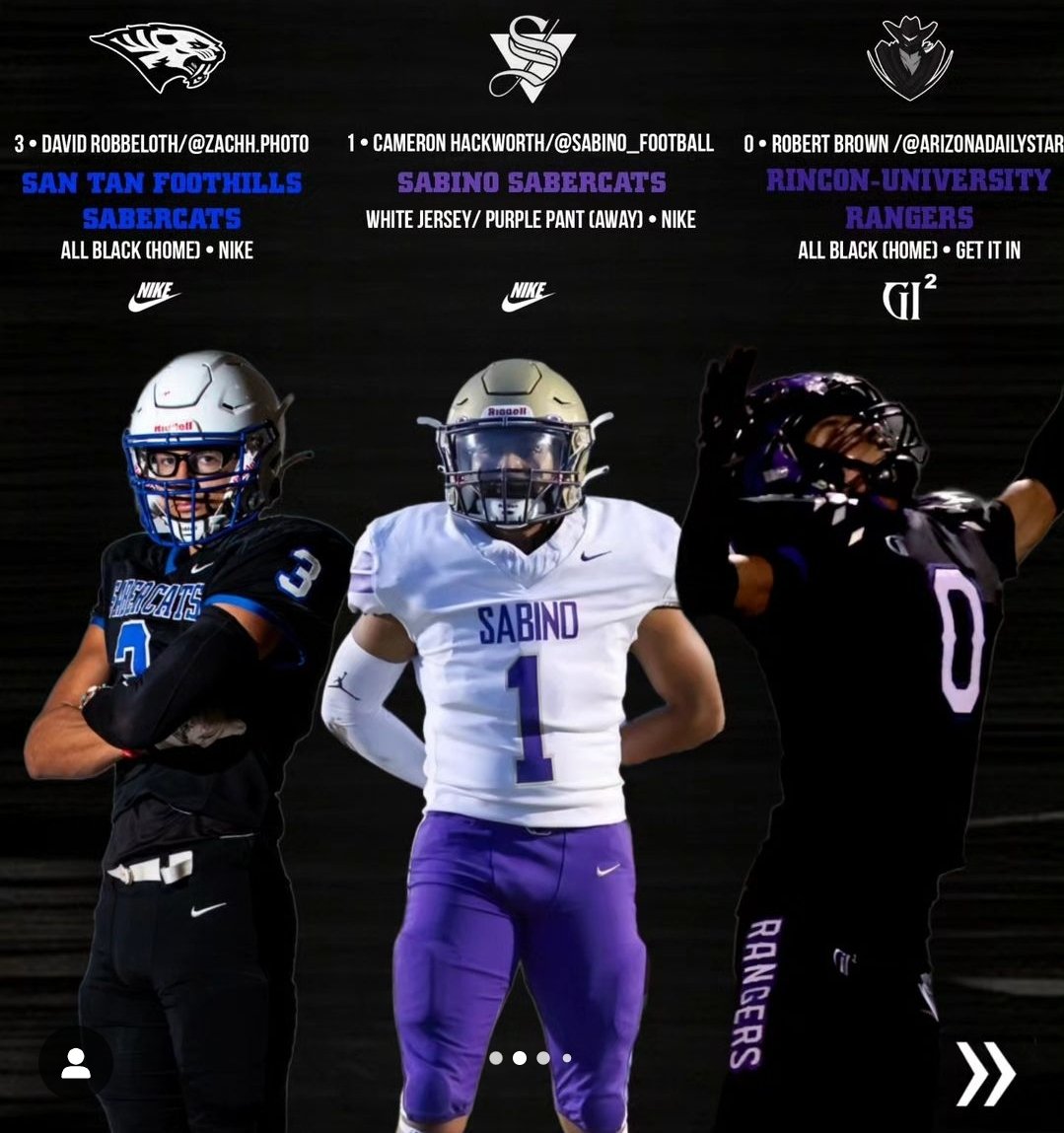 RINCON HIGHSCHOOL in TUCSoN ranked 1 of the most swagged out uniforms