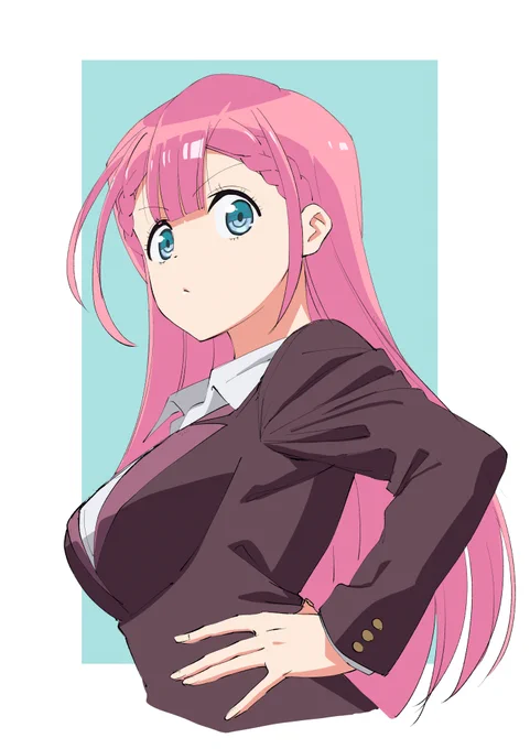 趣味絵です(再掲) #ぼくたちは勉強ができない