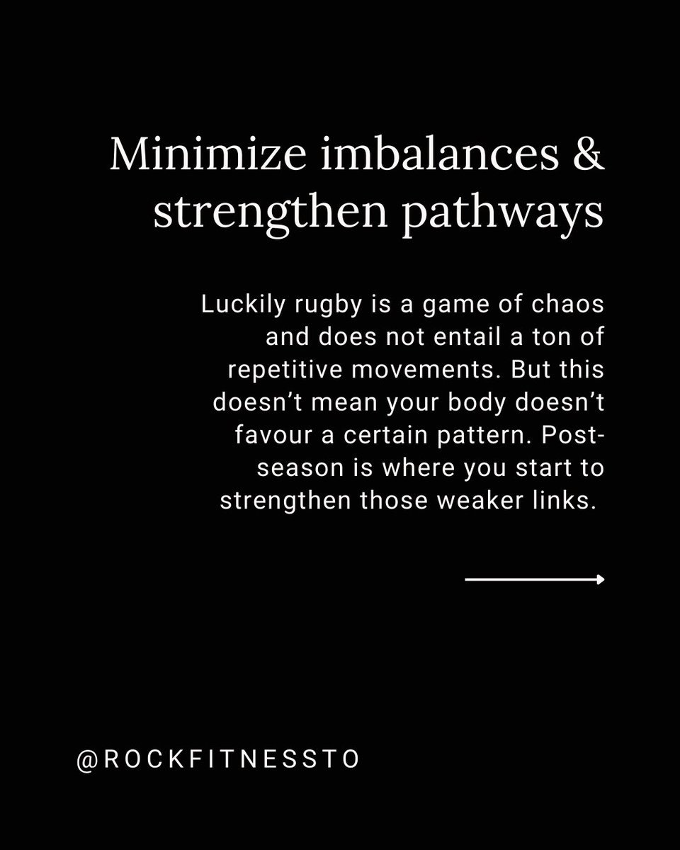 What you need to be focussed on in the post-season so you can make proper gains in pre-season. (Part 1.)