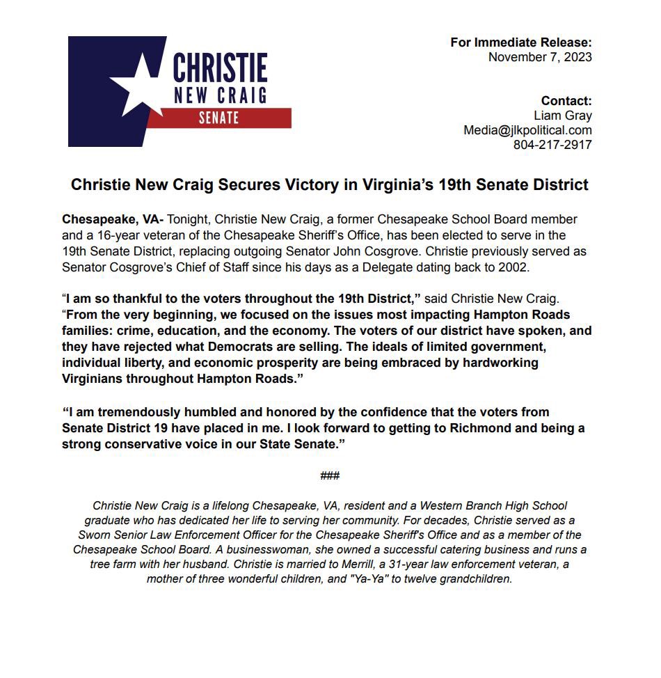 Christie New Craig tweet media