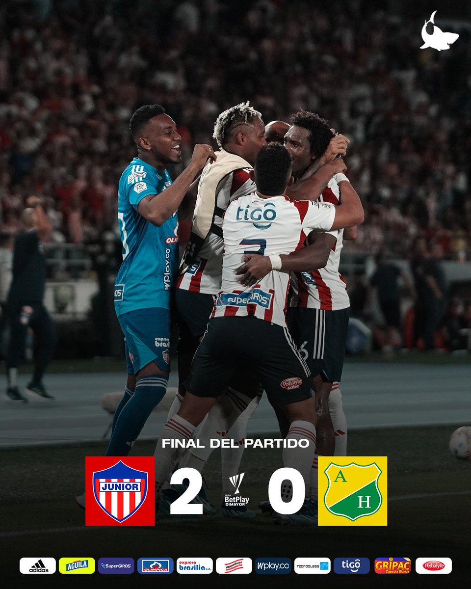 JuniorClubSA's tweet image. 90’⌚▶️ |2-0| ¡FINAL!

ESTAMOS CLASIFICADOS 🔥

@JuniorClubSa VS @AtleticoHuilaof 

#LigaBetPlayDimayor🏆
#VamosJunior🔴⚪🔵