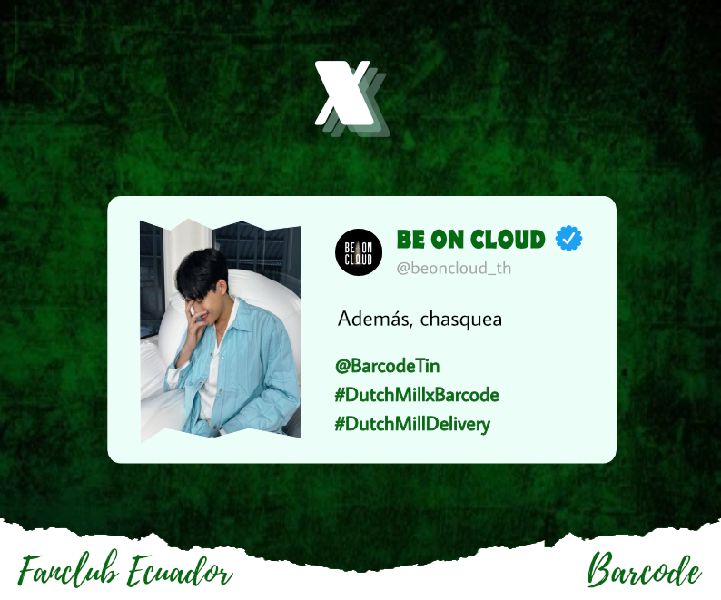 barcodeecuador's tweet photo. PUBLICACIÓN DE X | BE ON CLOUD |
🗓️01 - 11 - 2023

LINK DE X: BE ON CLOUD
🔗https://t.co/GDqI9yeiAG

#DutchMillxBarcode #DutchMillDelivery
@BarcodeTin #barcodetin #unit #บาร์โค้ด https://t.co/i7IpynSMTR