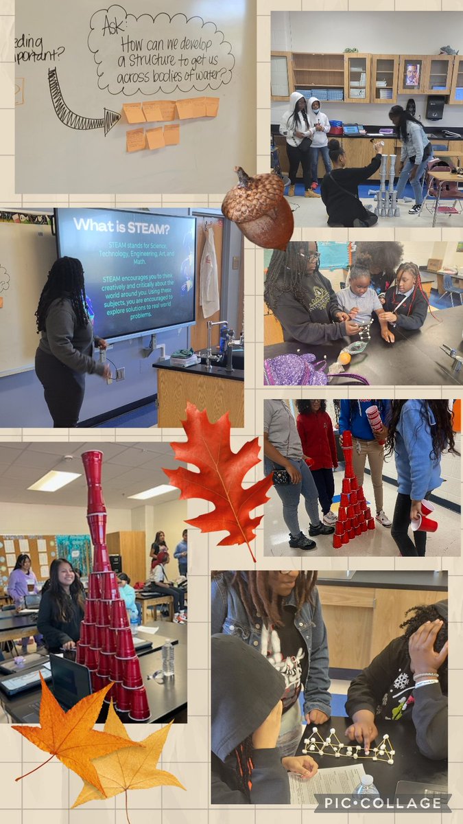 JLIA_STEAM's tweet photo. It's STEAM Week @JLewisInvictus! Yesterday, we started off w/ inspiring talks from STEAM experts! Our @JLIA_Science scholars took a dive  into the EDP w/ cool challenges such as building the tallest cup tower, creating marshmallow-toothpick structures, &amp; building roller coasters! https://t.co/PLwp7vwpKY
