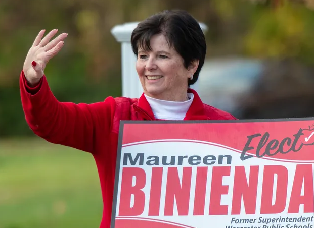 telegramdotcom's tweet photo. Worcester election results: Former school boss Maureen Binienda is back, winning spot on School Committee https://t.co/PO6AD5Ub7R @jeffchamer @RickCinclair #Worcester https://t.co/0g5SZuMwst