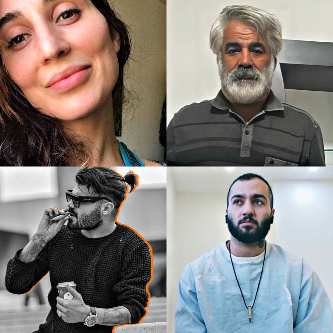 3ameffect_'s tweet photo. • الهام مدرسی نیاز به پیوند کبد داره 
• ماشالله کرمی ۸۰ روزه به جرم شرافته در بنده
•سامان یاسین جونش بشدت در خطره
• توماج نیاز به درمان فوری و رسیدگی پزشکی داره...

صداشون باشیم...
#توماج_صالحی 
#الهام_مدرسی https://t.co/nh0JQCMeCh