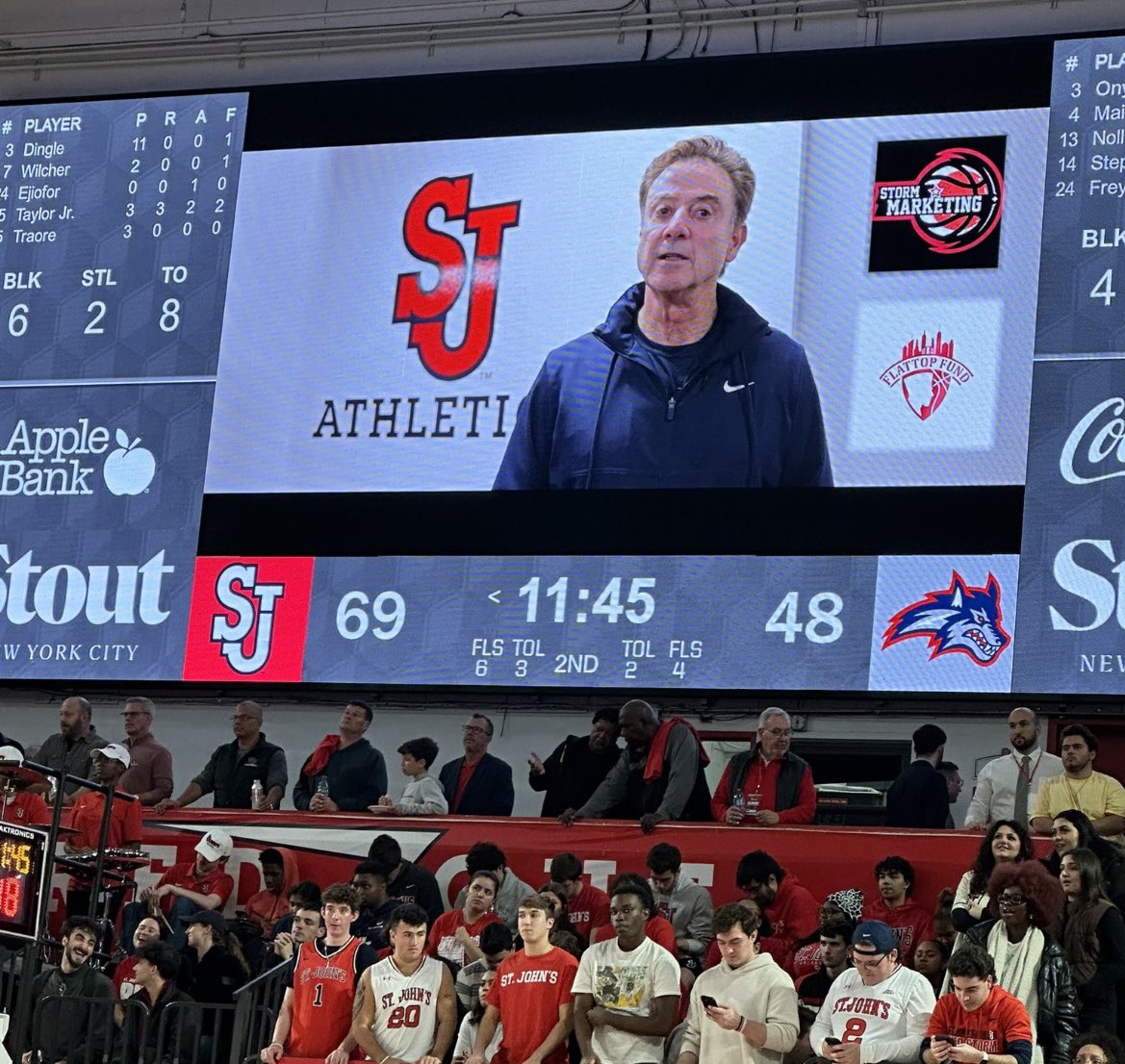 Well wasn't that fun?

After a convincing win over Stony Brook, the Johnnies now have their eyes set on the Michigan Wolverines.

Listen to your coach <a href="/RealPitino/">Rick Pitino</a> &amp; support St. John's University student athletes ahead of Monday's crucial matchup! #sjubb 

stormmarketingny.com/membersonly.php