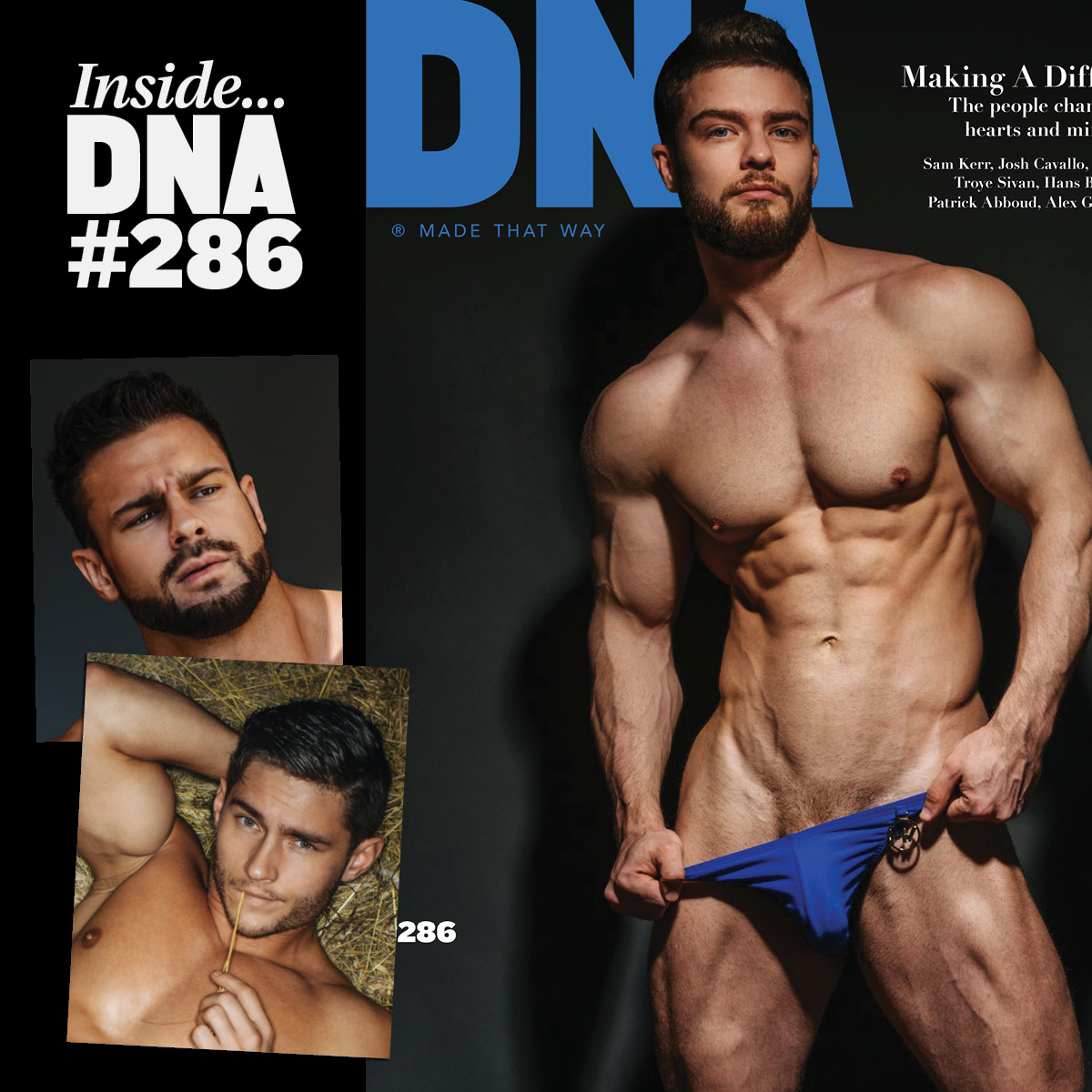 DNA #286 – Making A Difference is all about the change-makers of today! Find @YTransformator by @sergeleephoto on the cover with @LilNasX, @troyesivan, @samkerr1, @JoshuaCavallo, @PatrickAbboud, @HansBerlinxxx, @AlexGreenwich + more 👉 dnam.ag/DNA286