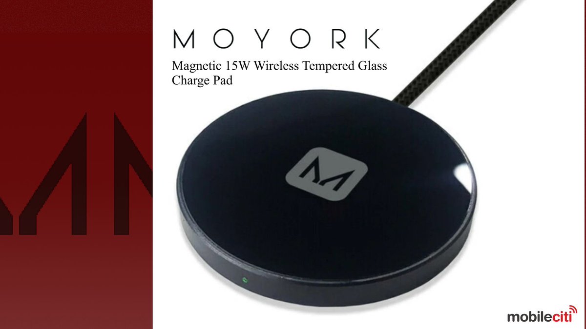 mobileciti's tweet image. ⚡Moyork Magnetic 15W Wireless Tempered Glass Charge Pad 

✔️MagSafe Compatible
👉Available on Mobileciti

👉Buy Now: bit.ly/3snjxSc

#MoyorkWirelessCharger #MagSafeCompatible #FastWirelessCharging #TemperedGlassCharger #15WWirelessCharging #Mobileciti #HighGradeAluminum