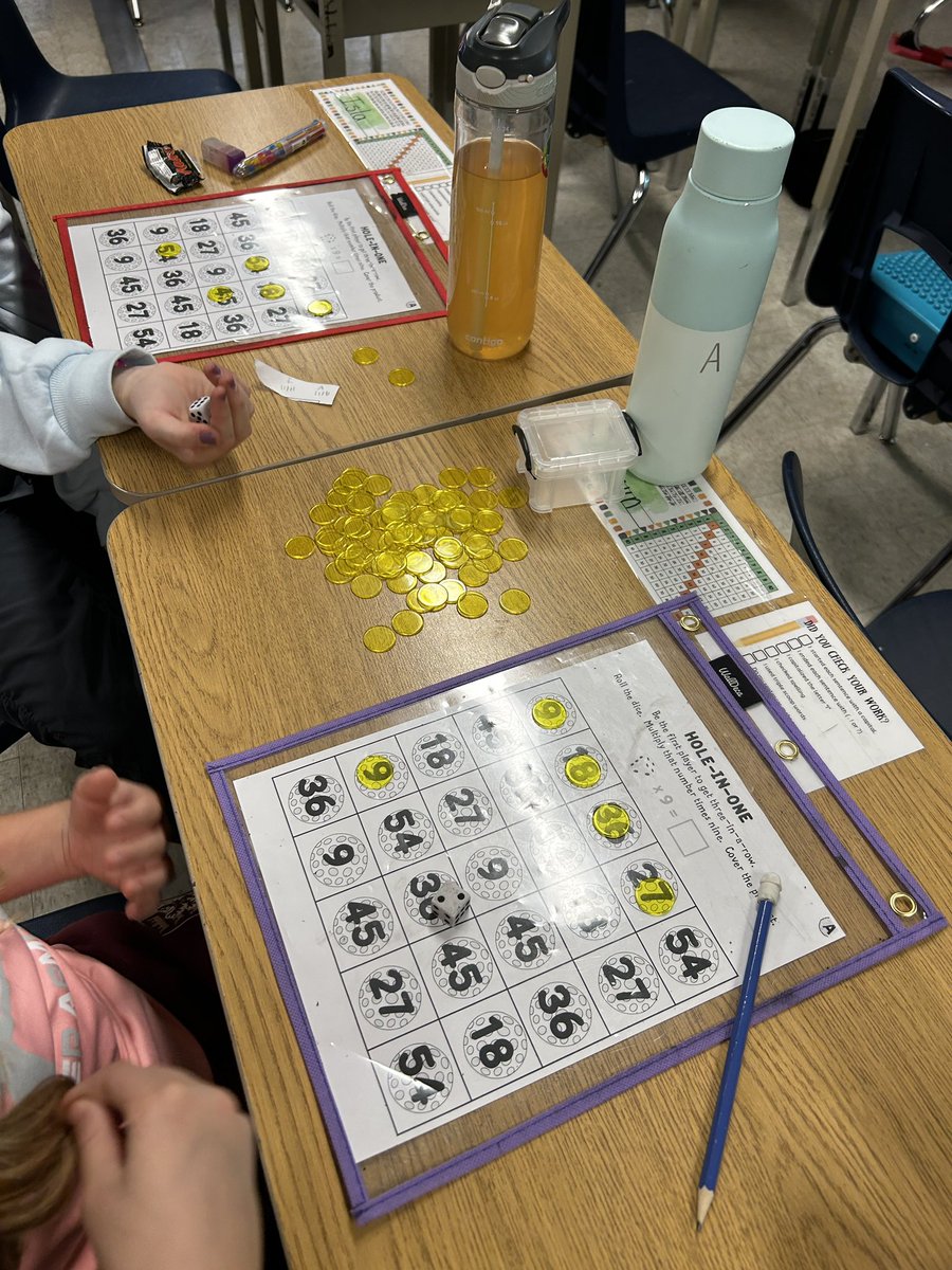 The 5/6s are loving the multiplication centres we’ve been working on this week. Really focusing on learning our multiplication facts but making it fun! <a href="/CaradocPS/">Caradoc Public School</a> <a href="/audrey_stephen/">Audrey Stephen</a> #tvdsbmath