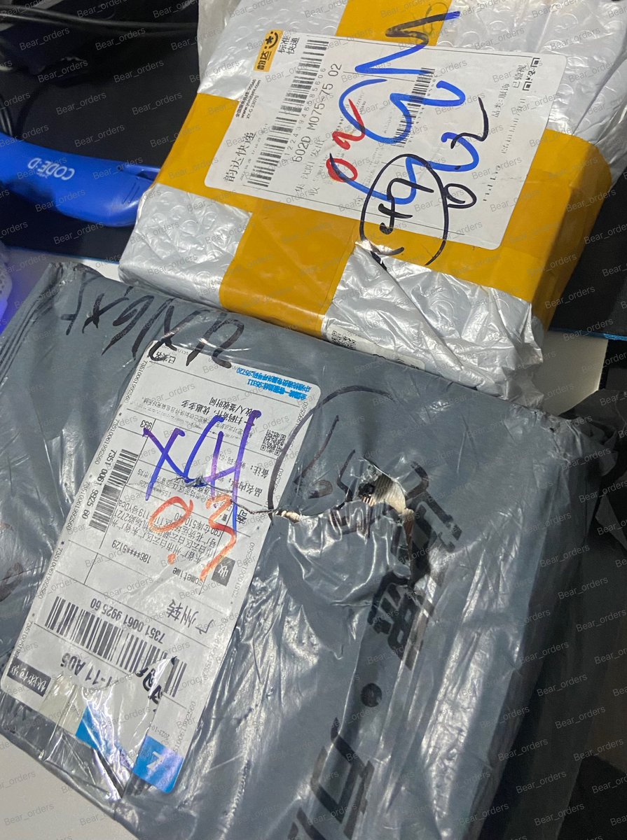 bear_orders's tweet image. พัสดุที่เดินทางมาถึงบ้านไทยวันนี้ค่า🚚 ไล่แจ้งสินค้ามาถึงให้ในเดมคับ✨💗 #แบร์อออัพเดต
