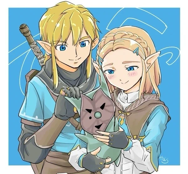 ゼルダ実写化と聞いて再掲。 ゼルダとリンクの姫と従者という関係性を実写でも再現してほしい! #ゼルダの伝説 #ゼルダの伝説ティアーズオブザキングダム