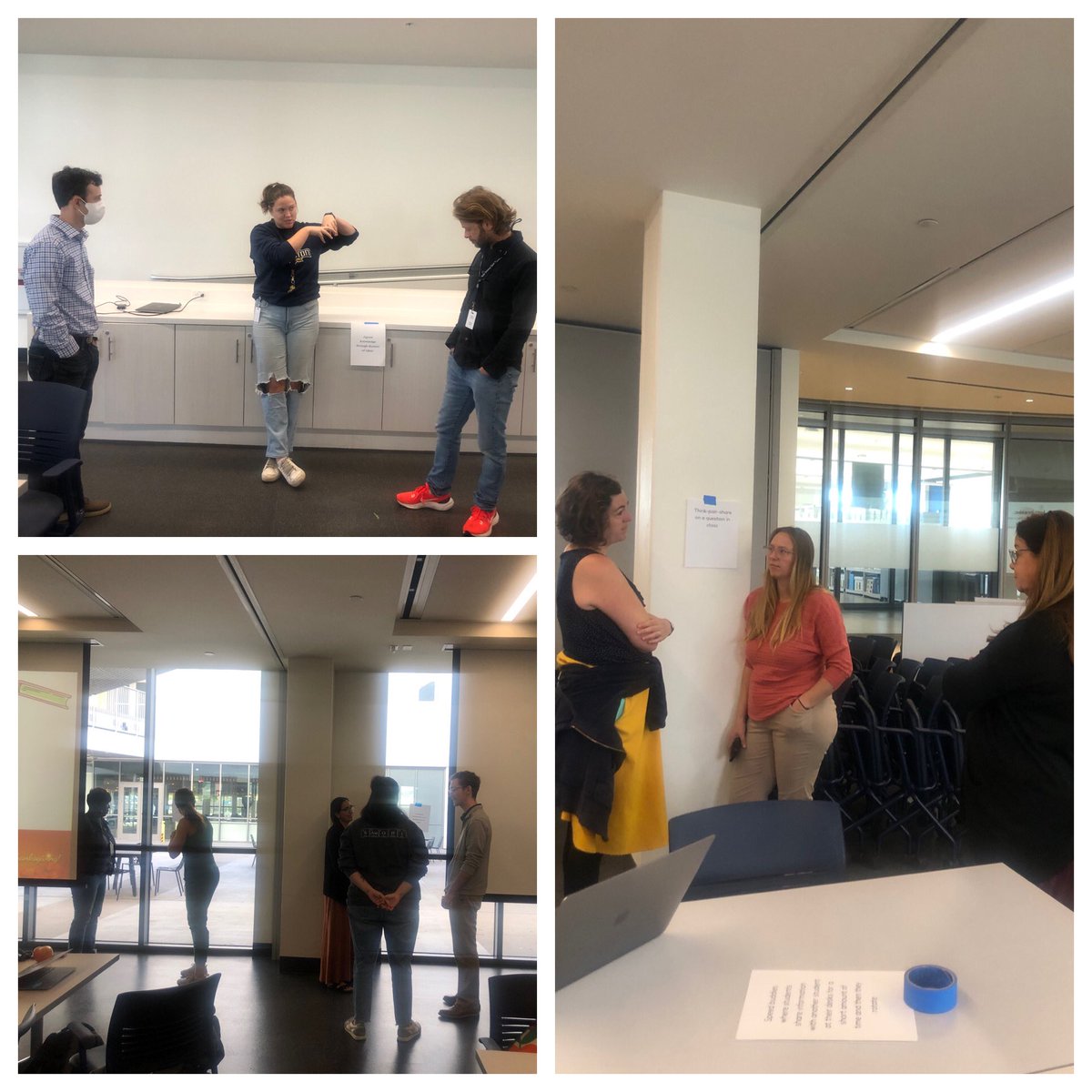 serratore4's tweet image. Bringing Science Discourse and the 3Ds (dimensions) of #NGSS to lessons and labs. Wonderful sharing and collaboration among #samohi physics, chemistry, biology teachers @SMMUSD #SMMUSDscience