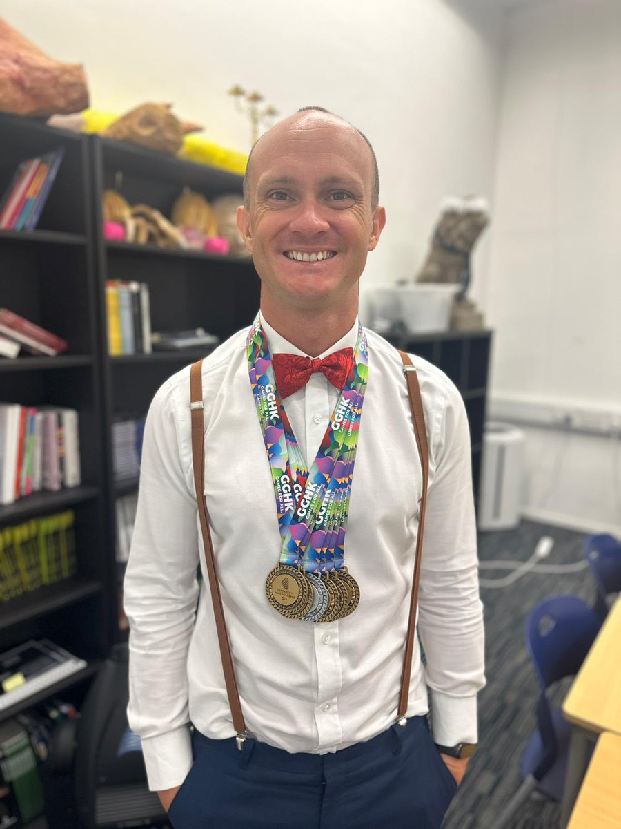 Mr McInnes took home a swag of medals in swimming at the weekend’s @GayGamesHK2023! Congratulations!