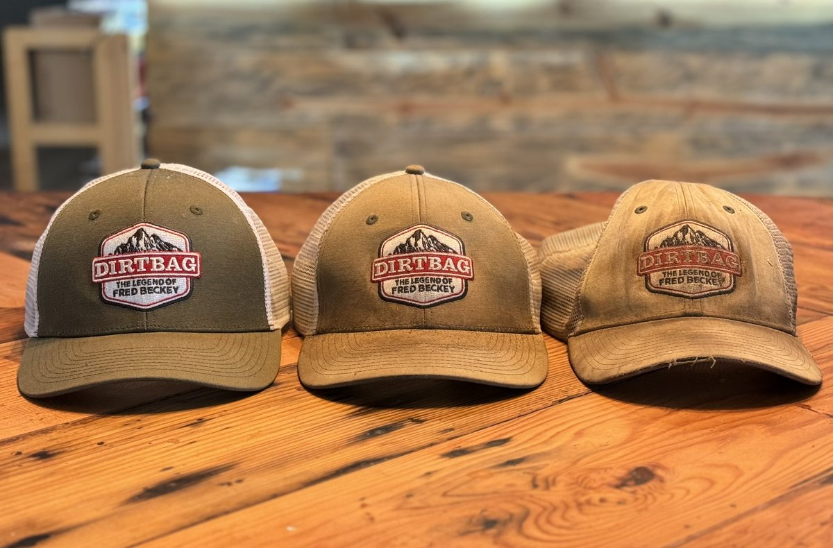 RopedInPro's tweet image. The evolution of a Dirtbag hat.

@SPO_VisualStory 
@DirtbagMovie 

#dirtbag
#longlivefred