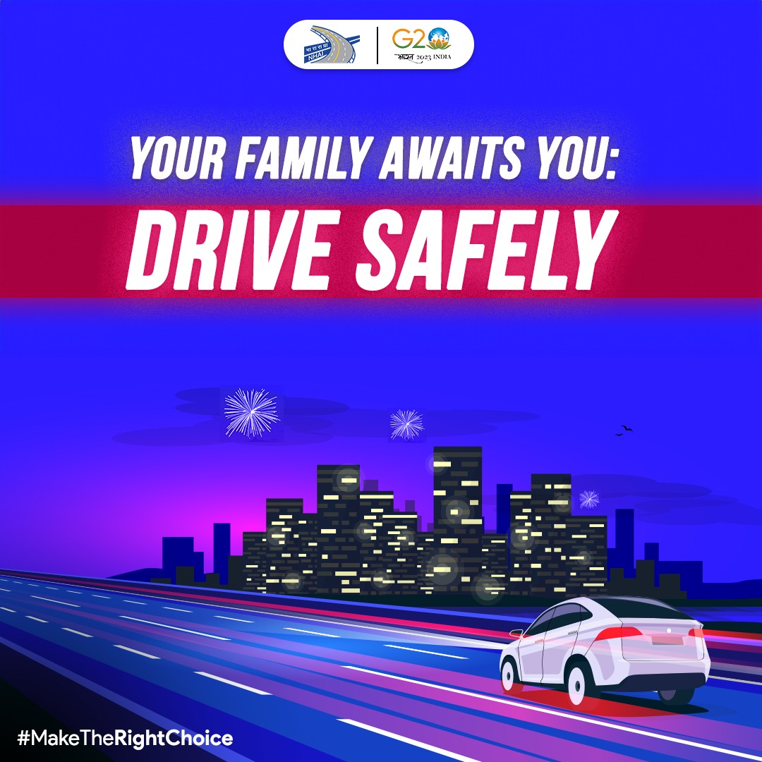NHAI_Official's tweet image. This festive season, let&apos;s commit to make safe driving our top priority for joyful and accident-free celebrations. #RoadSafety #Diwali2023 #MaketheRightChoice