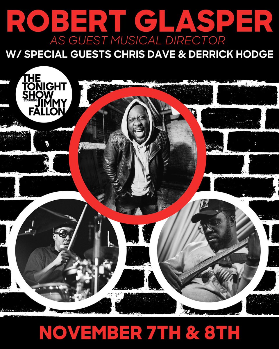 Catch Me and The Homies @Chrisdaddydave and @derrickhodge TONIGHT & TOMORROW on @FallonTonight Starring @jimmyfallon