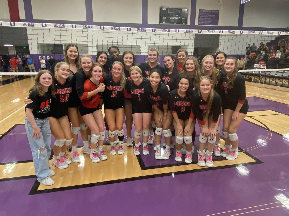 LorenaISD's tweet photo. The LHS volleyball team is headed to the Regional Tournament after beating West 25-19, 27-25, 16-25, 25-23.

Way To Go Lady Leopards!

We are so proud of you!

#TheLeopardWay https://t.co/tdOcgsugxV
