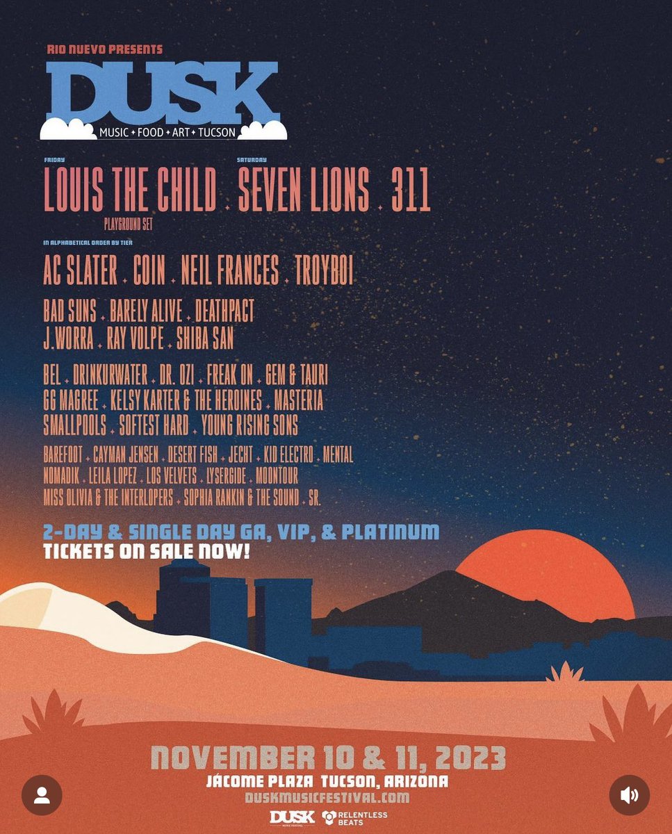 THIS SATURDAY Nov. 11th TUCSON AZ hope to see you there!!! BAREFOOT’s headlining the Discovery Stage Get your tickets now friends 😘