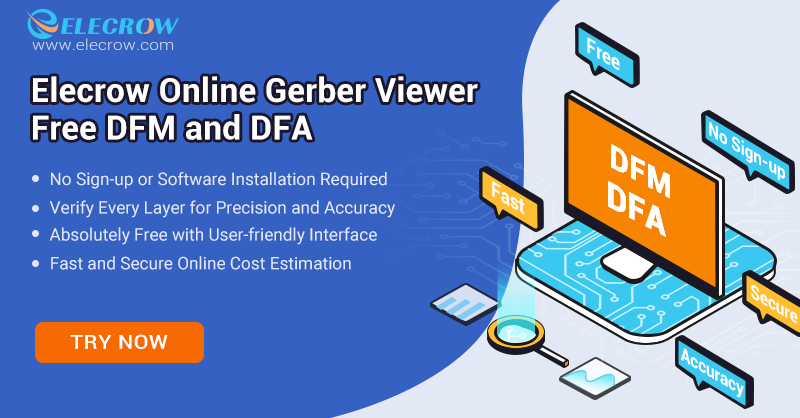 📢 [No sign-up or Installation] 
Check #Elecrow's Online Free PCB #GerberViewer - a must-have #DFM Analysis Tool for any #PCB designer. 
Simply upload your #Gerber files for quick visualization 👇
elecrow.com/gerberviewer.h…