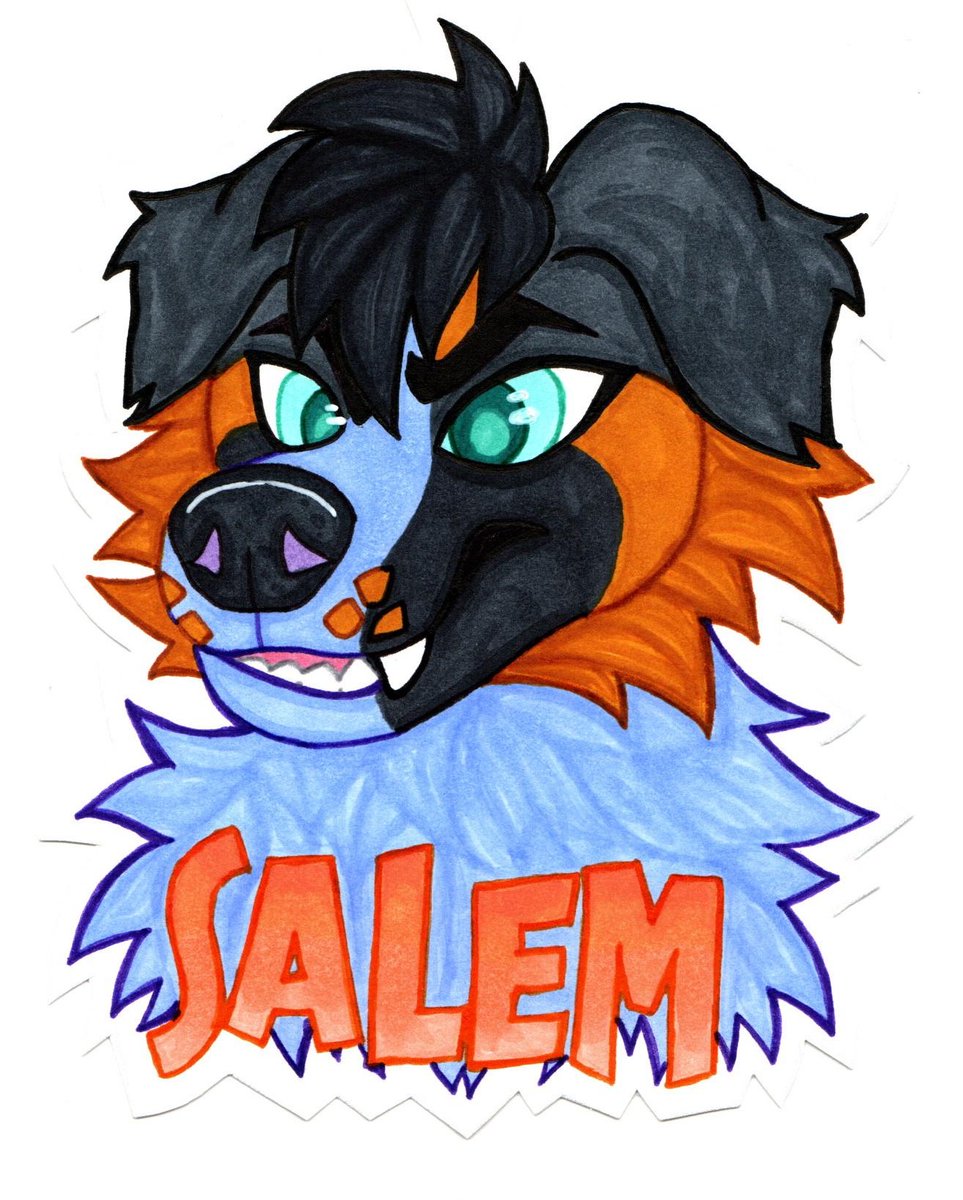 Working on traditional badges for the first time in a while! Love how this one turned out.  @HokuTiger87