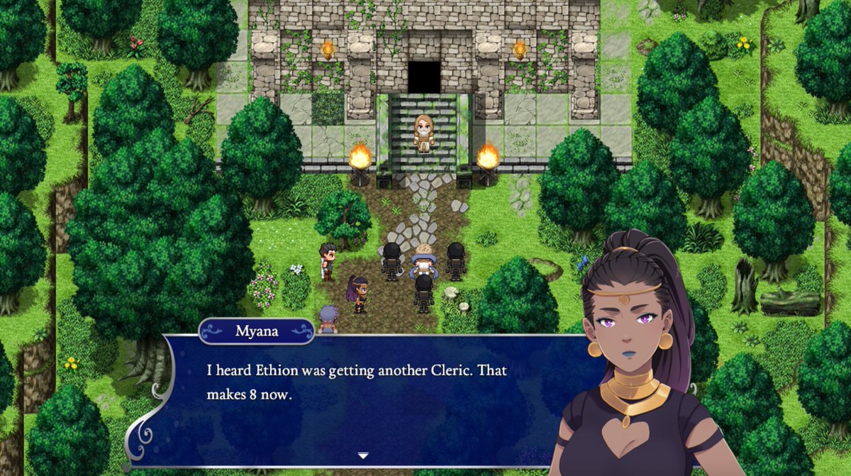 As Recidivia's development resumes, we watch a new Cleric enter the Ethion Temple to begin his prayers to the Goddess.