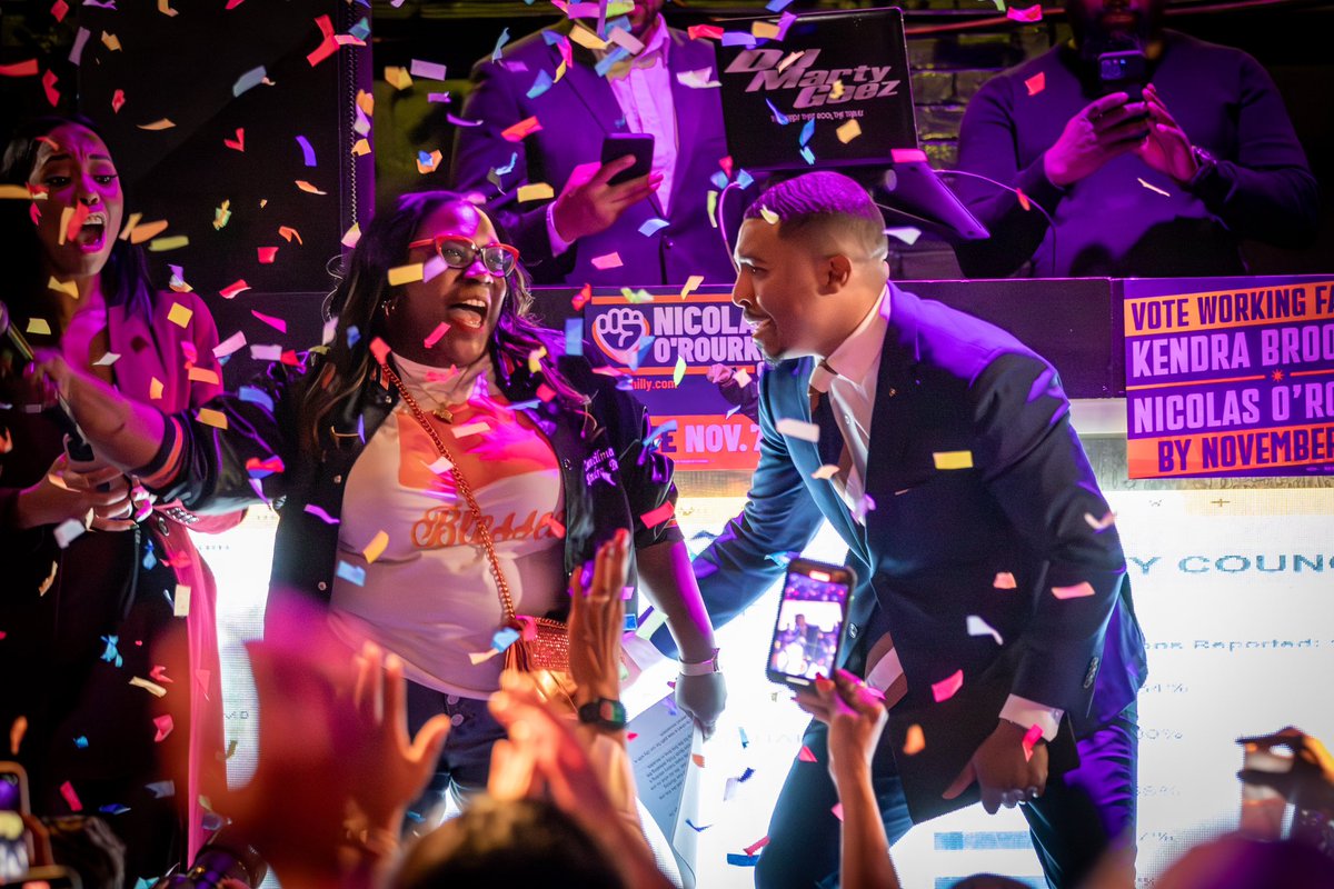 kendraforphilly's tweet image. Four years ago, we changed the game. 

Now our movement is bolder and stronger than ever before. 

Tonight it’s official: I’m headed back to City Council with @NicforPhilly by my side!!!